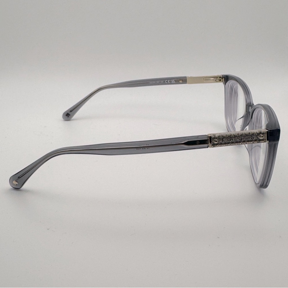 Kate Spade Ophthalmic Eyeglass Frames KB7 Davina Transparent Gray - Picture 8 of 11